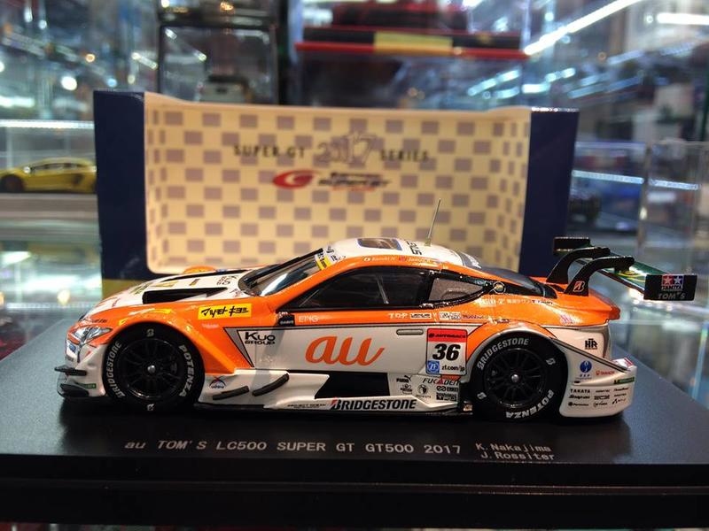 ミニカー EBBRO au TOM'S LC500 SUPER GT 2017 EBBRO 45519 au TOM'S LC500 SUPER GT GT500 2017 No.36