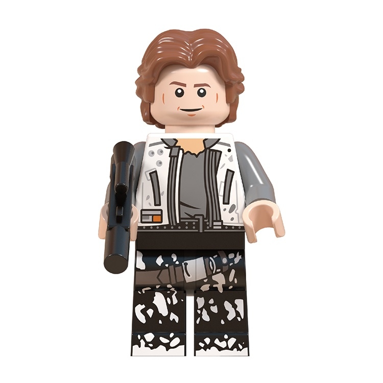 Buy 3 Get 34% Off - 01 Big Bricks Custom Han Solo  Star Wars Marvel DC SuperHeroes Minifigures Toy Mini figure Fit Lego Blocks WM412