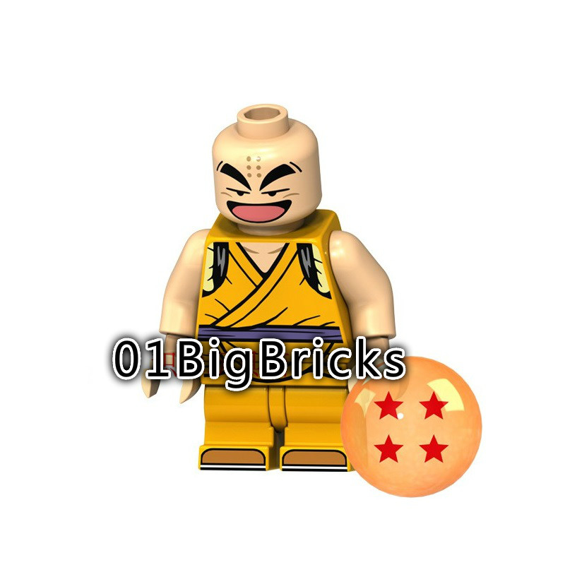Krillin Dragon Ball Minifigs Fit Lego XP066