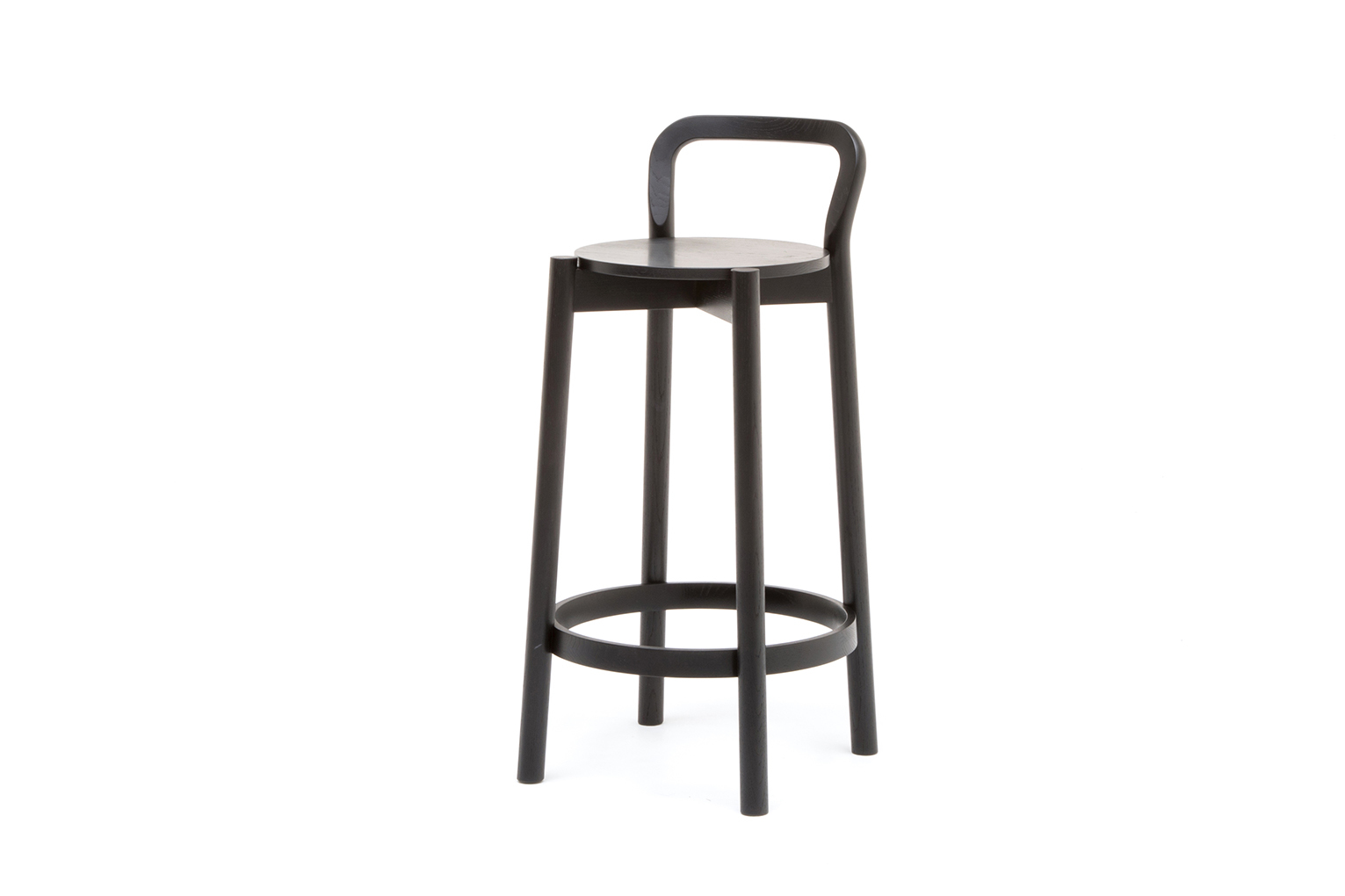 Castor Barstool with Backrest 吧檯椅