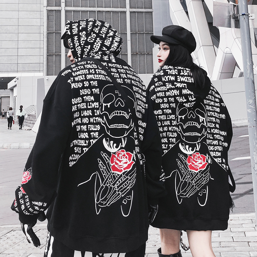 【 LAB.003選物 MAMC SKULL ROSE HOODIE 骷顱玫瑰帽TEE 】