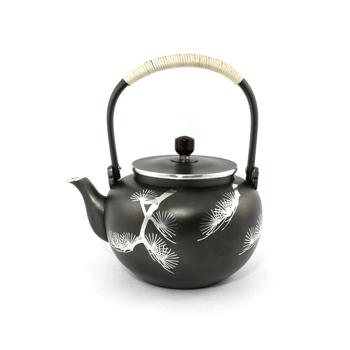 【大阪浪華】松湯沸 錫壺0.72L