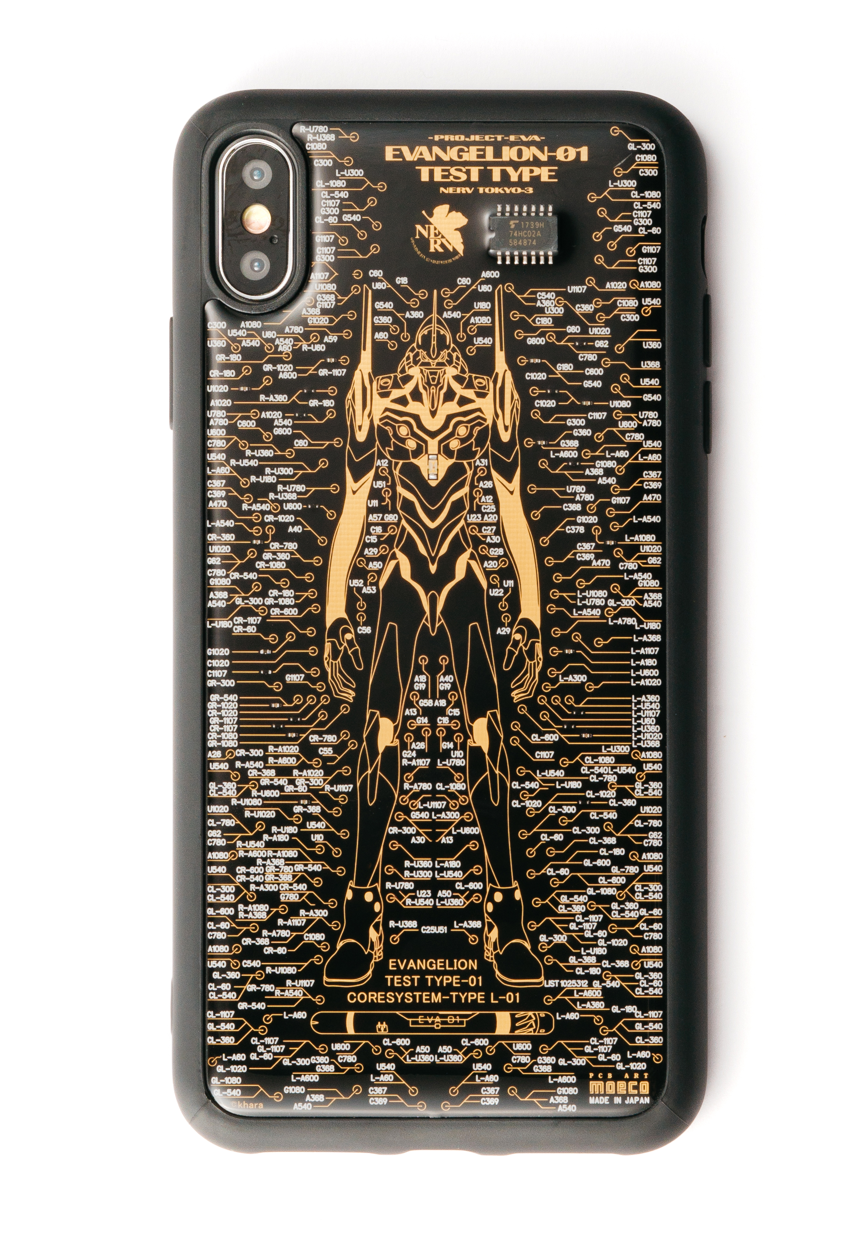 FLASH EVA01 基板 iPhone XS MAX 手機殼 ( 黑色 )