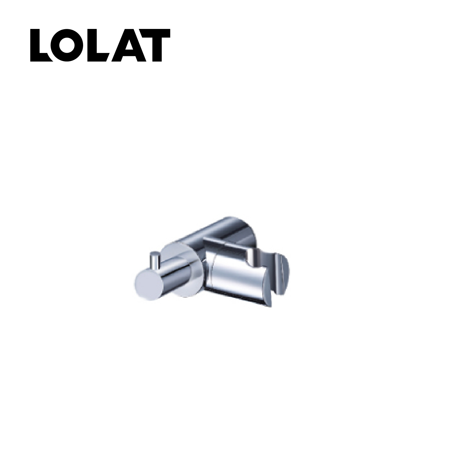 LOLAT多段蓮蓬頭掛座-鉻色OP147