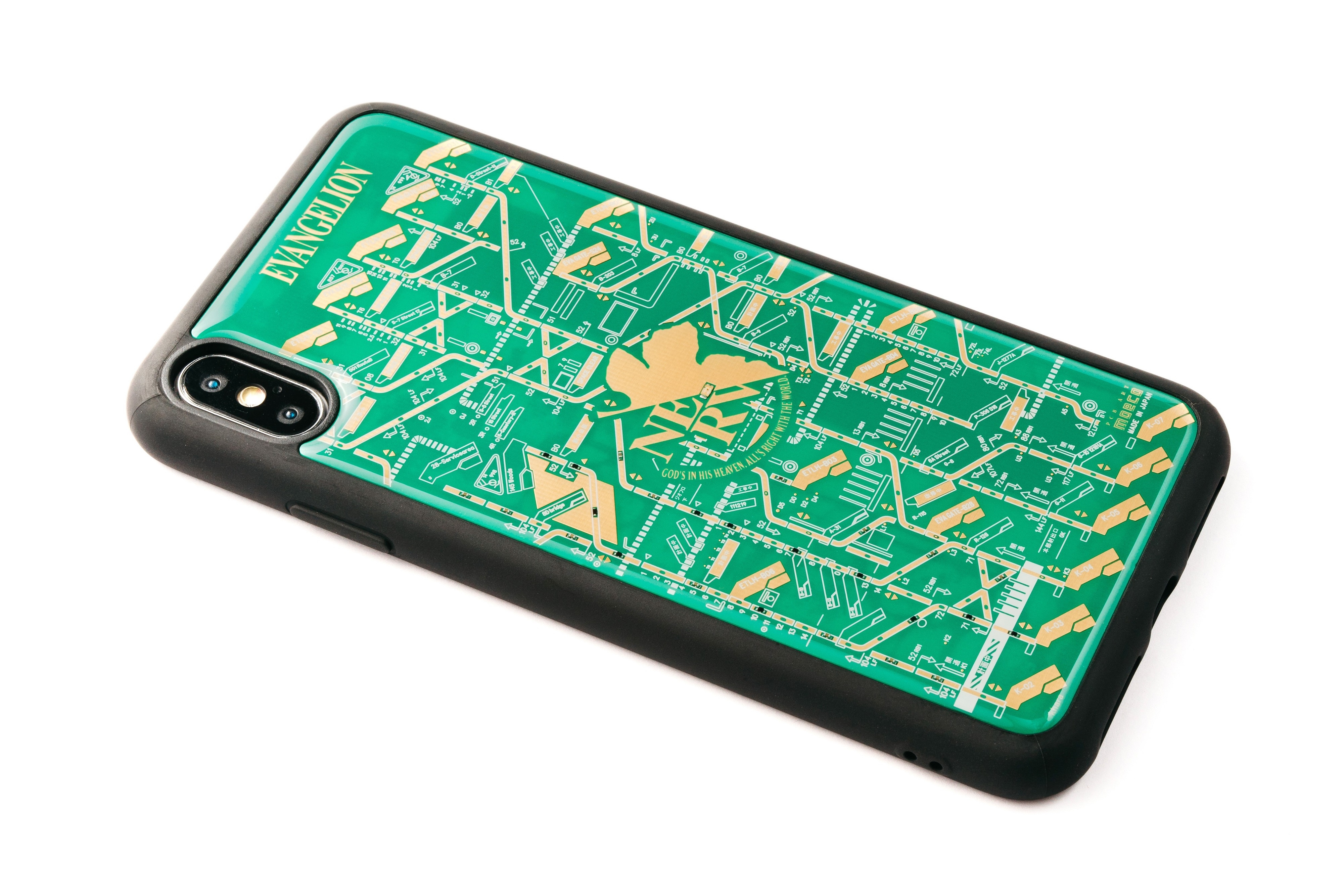 FLASH NERV 基板 iPhone XS MAX 手機殼 ( 綠色 )