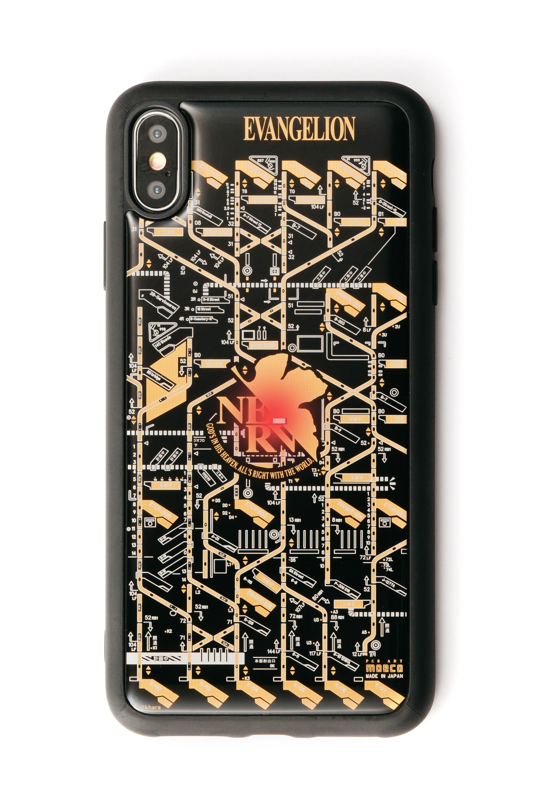 FLASH NERV 基板 iPhone XS MAX 手機殼( 黑色 )