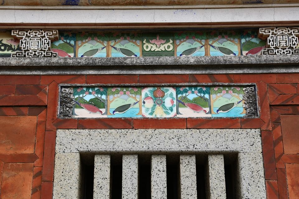 台灣花磚竹杯墊｜愛情之鴿 (一對兩片)