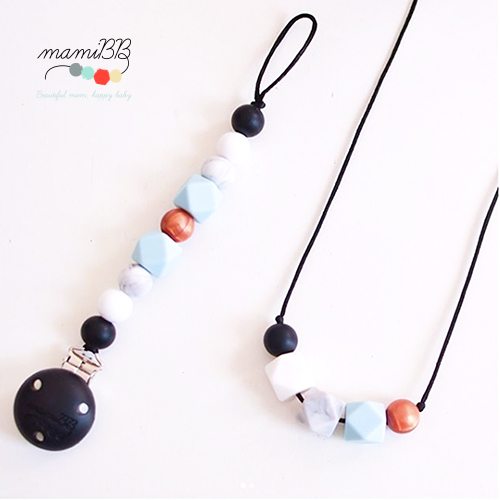 MamiBB 西班牙 固齒奶嘴夾鍊-PAC Rome（現貨）