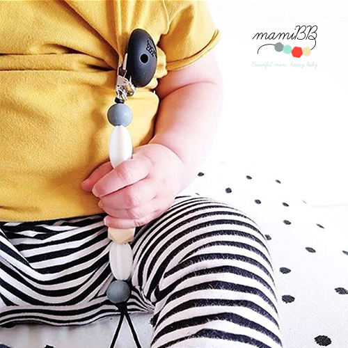 MamiBB 西班牙 固齒奶嘴夾鍊-PAC London（現貨）