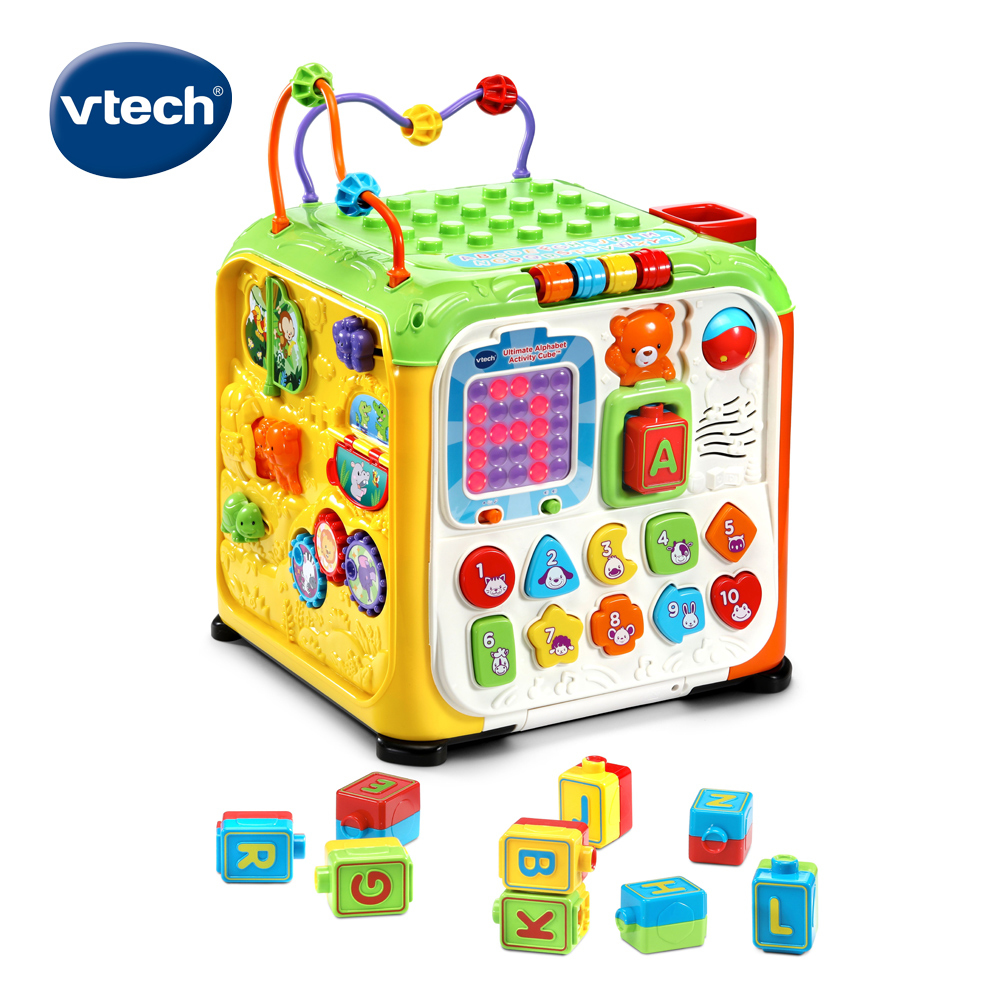 Vtech 5合1多功能字母感應積木寶盒｜台灣總代理