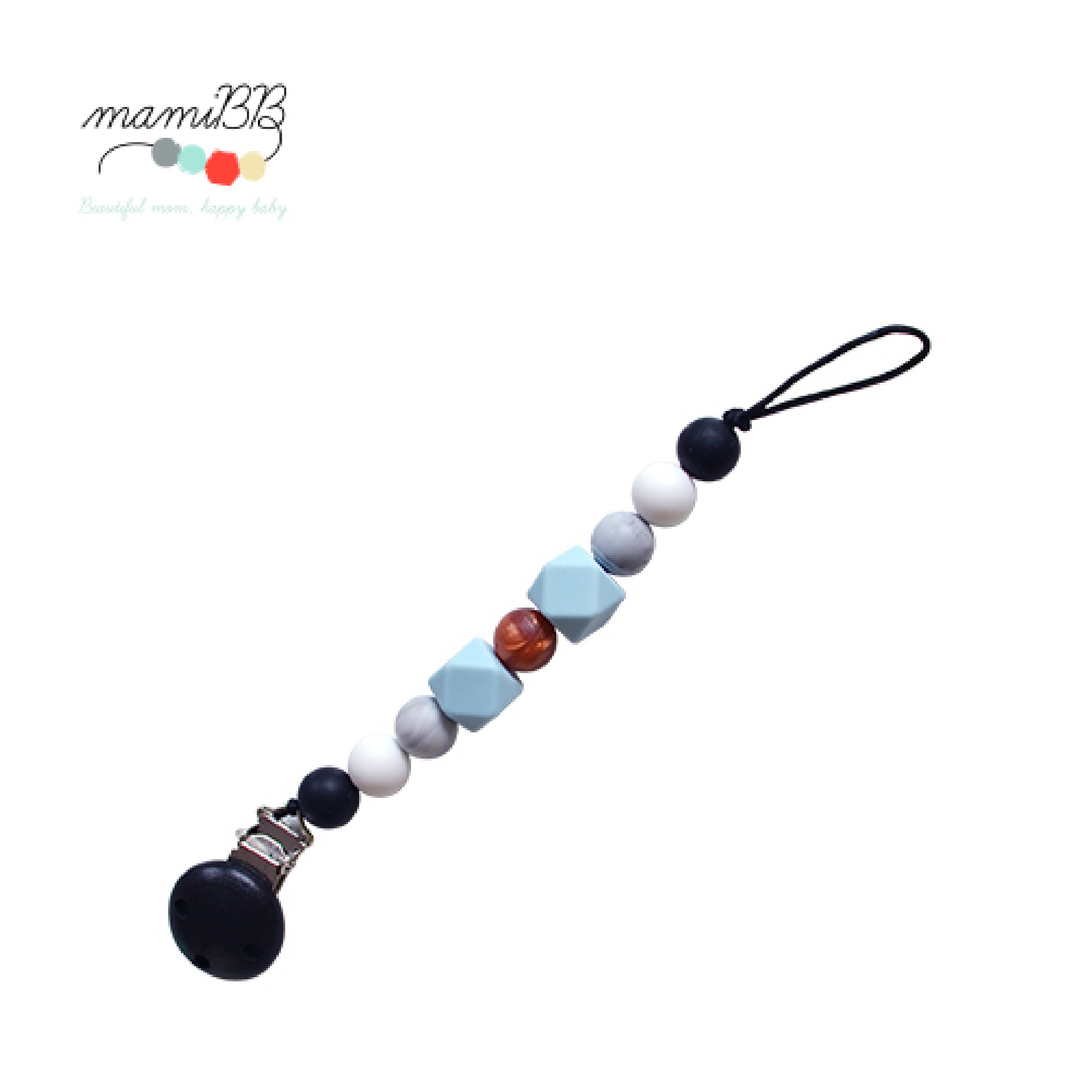 MamiBB 西班牙 固齒奶嘴夾鍊-PAC Rome（現貨）