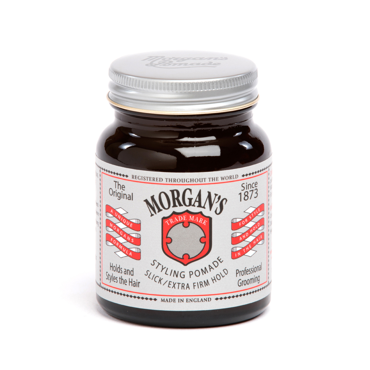 英國 Morgan's - 超強力定型 水洗式髮油（銀標）