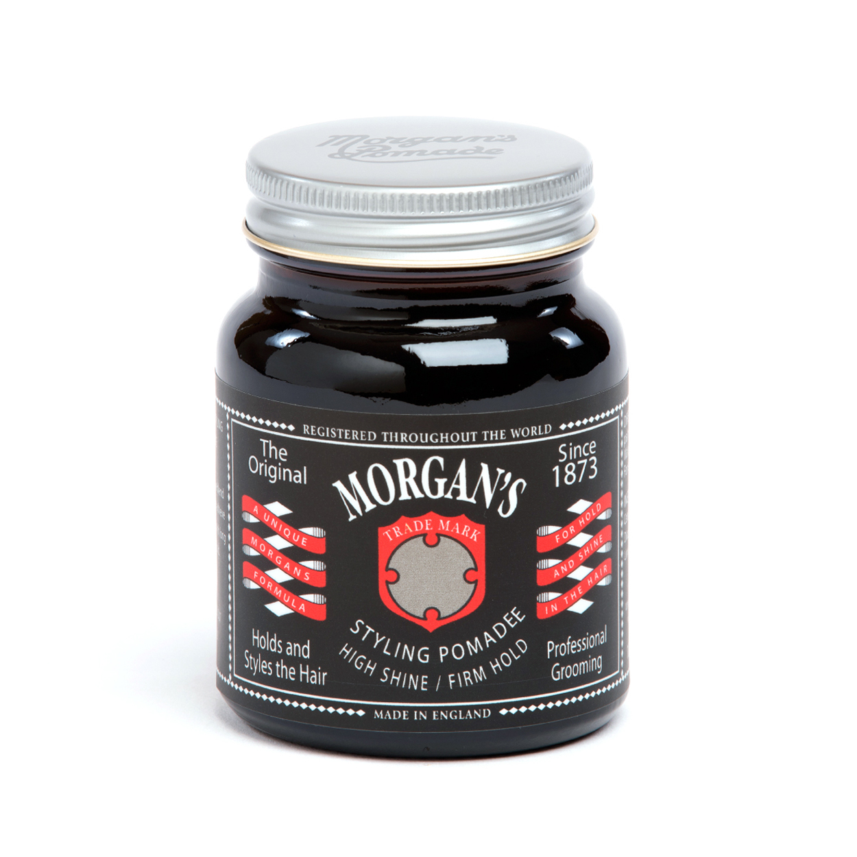 英國 Morgan's - 強力定型 高光澤 水洗式髮油（黑標）