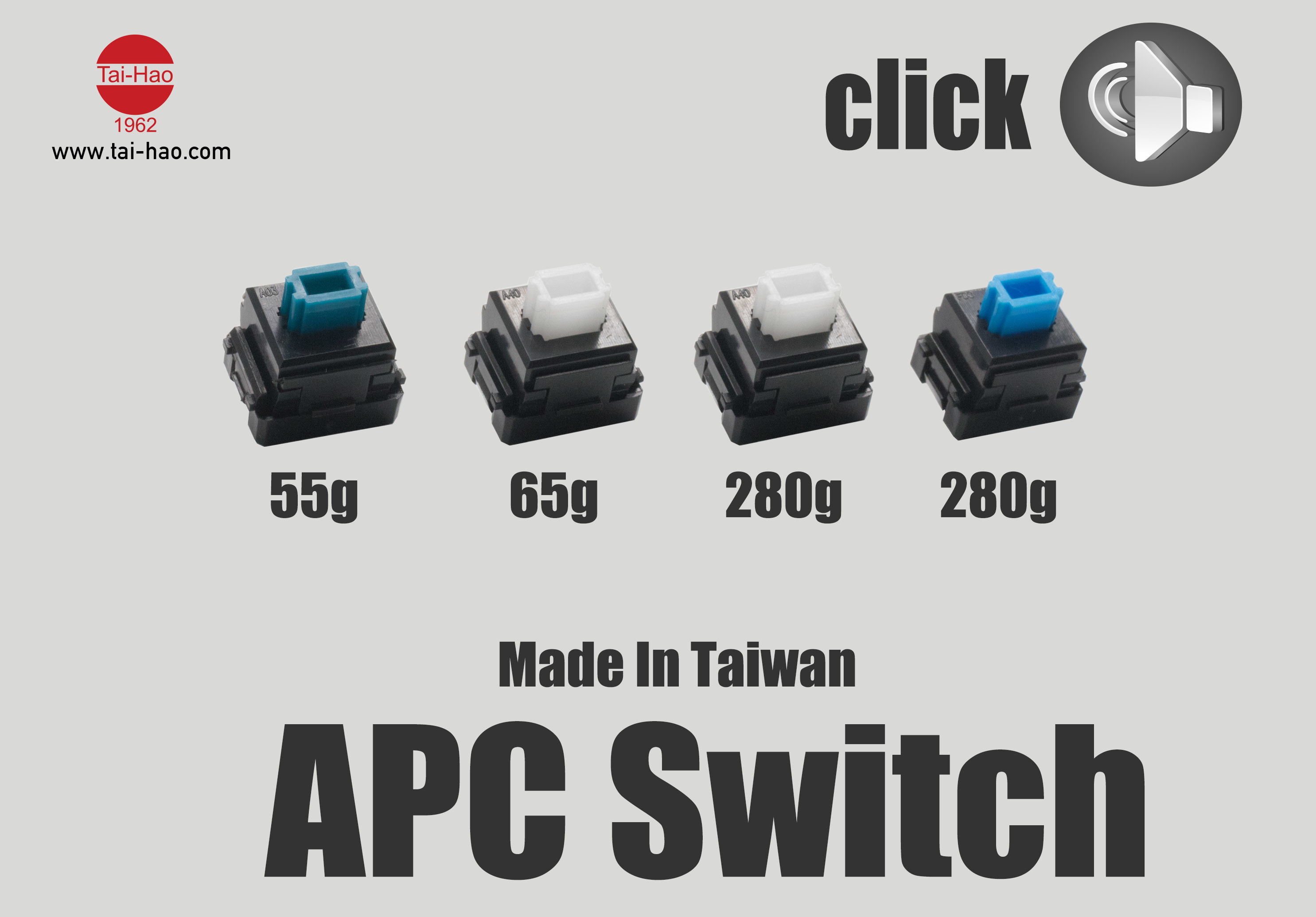 Apc Switch Tai Hao 55g 65g 280g Click