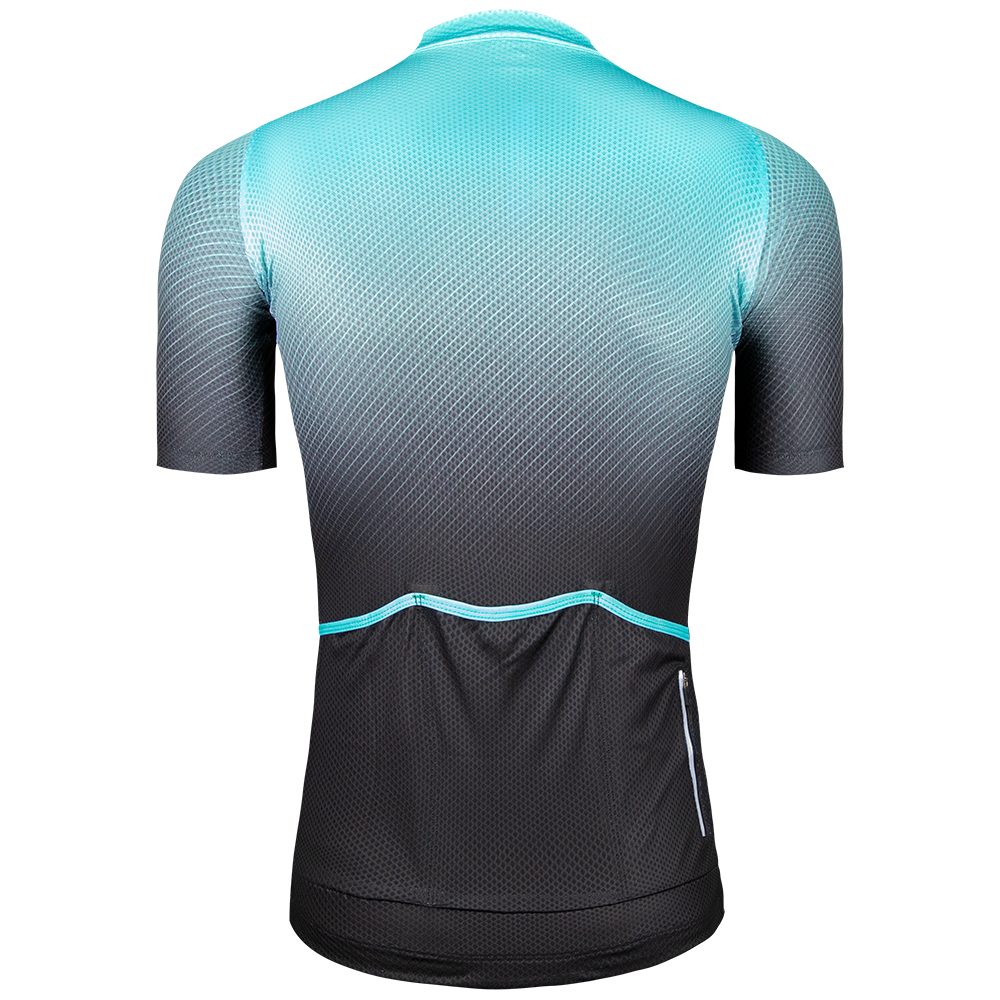 男款短車衣 流轉 淺藍綠