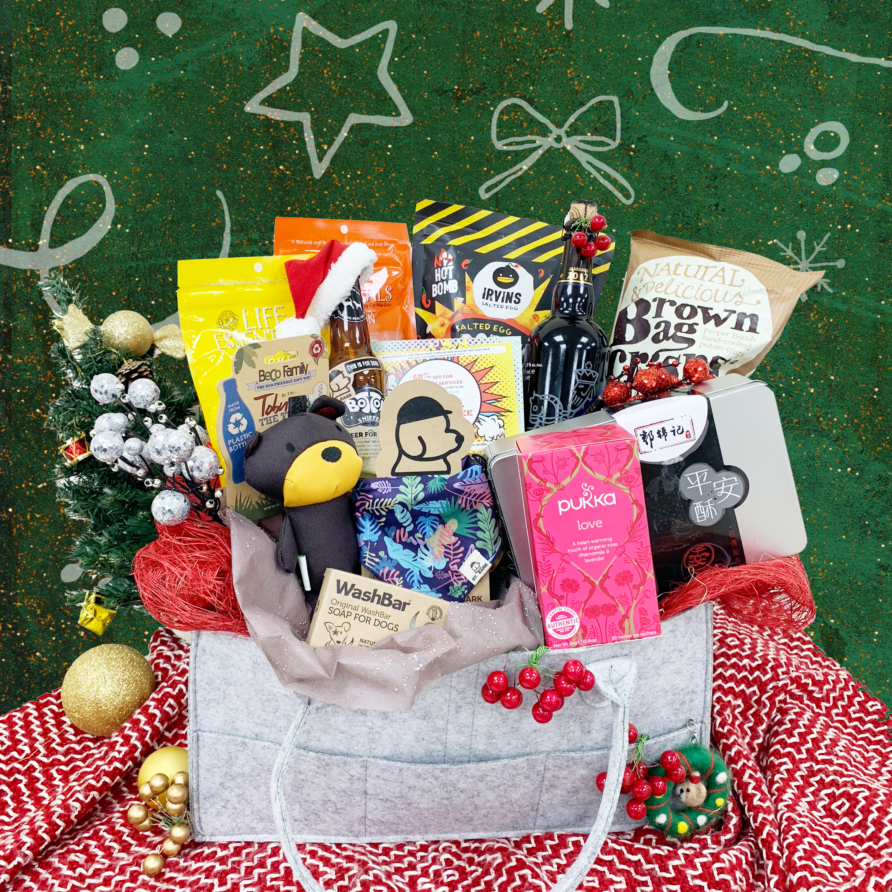 Simply Pawsome!   St. Bark Christmas Hamper for Dog & Dog Parent is Coming to Town!