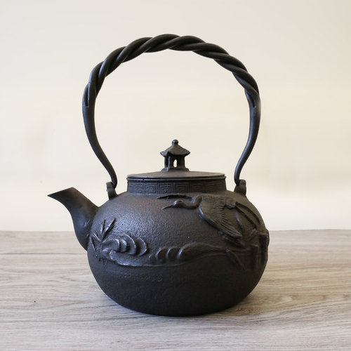 【佐秋-佐藤守巨】鶴 鐵壺1.8L