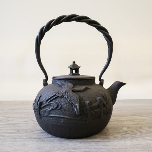 【佐秋-佐藤守巨】鶴 鐵壺1.8L