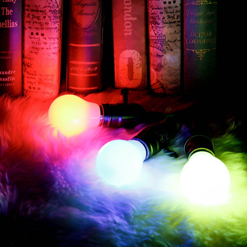 LED燈泡 3W 紅/藍/綠 A55