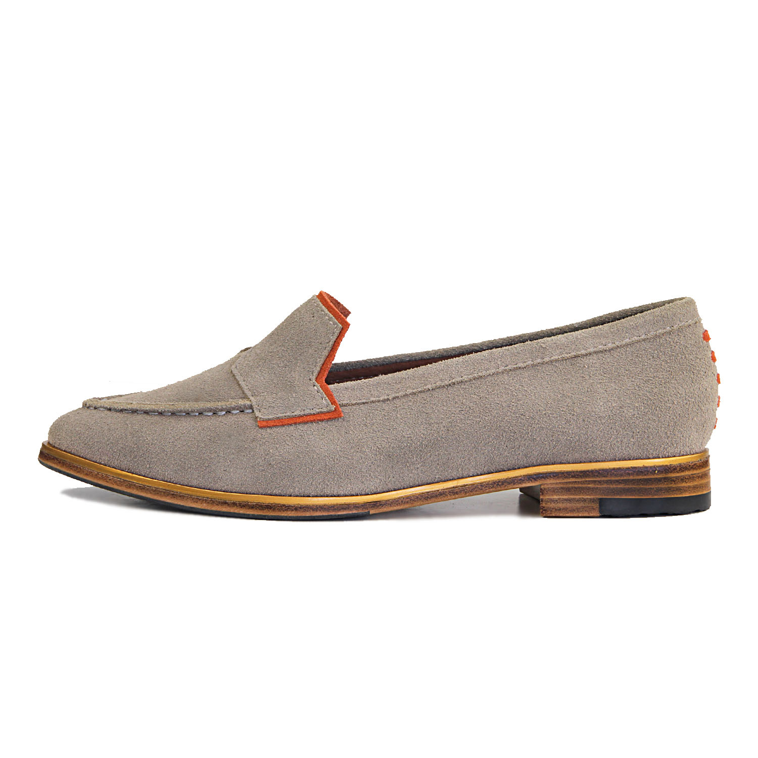 Je Suis Moi W1049A Ivory Leather Loafers