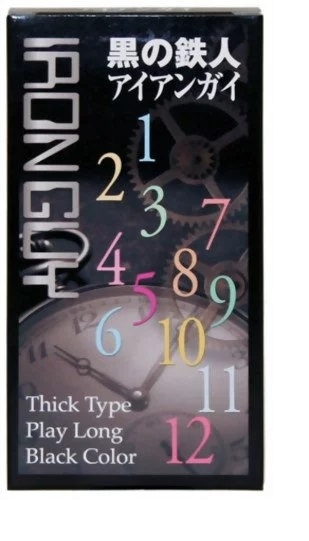 JM黑之鐵人 持久激凸點安全套 (12片)