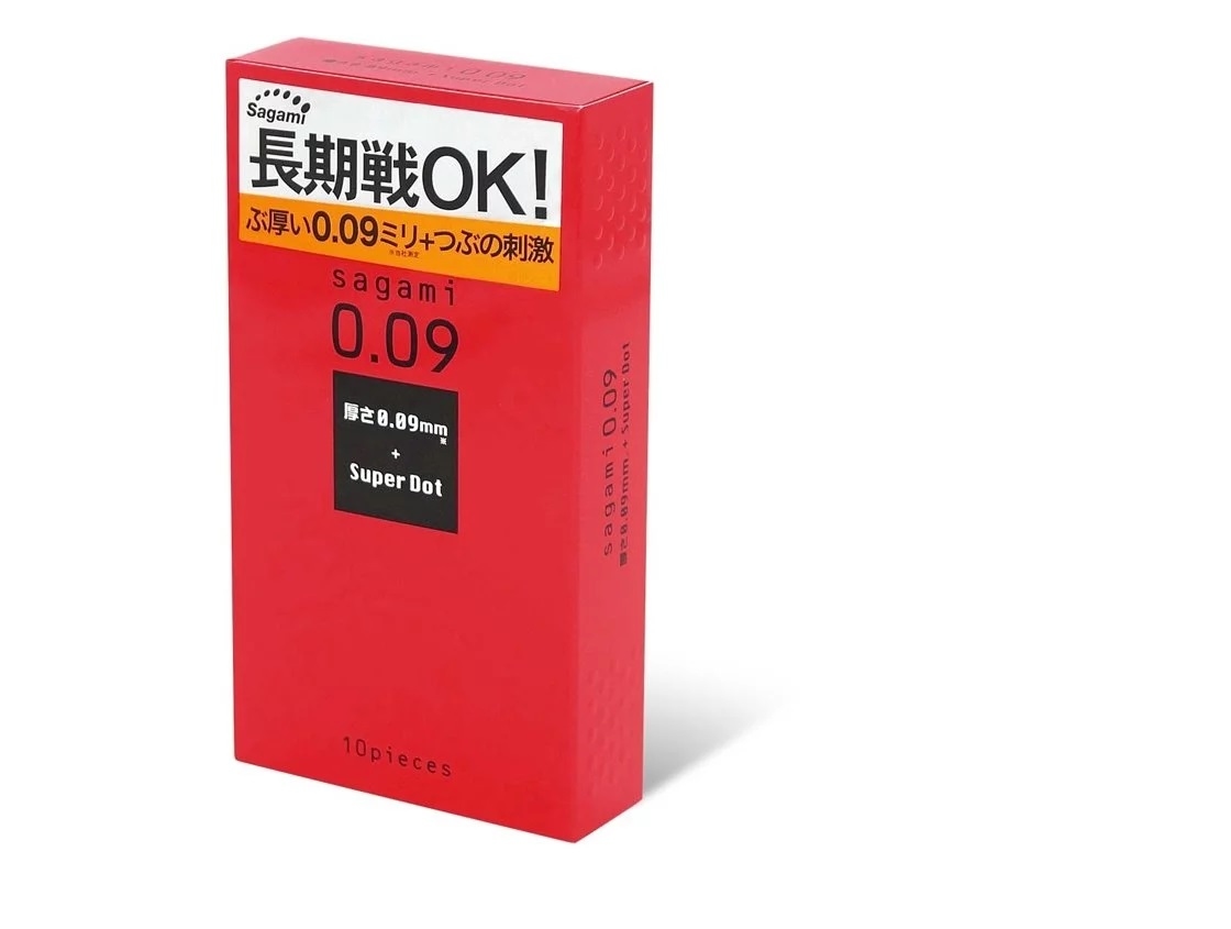 Sagami 相模 0.09 凸點持久安全套 (10片)