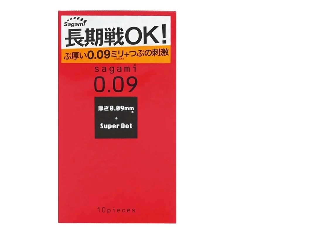Sagami 相模 0.09 凸點持久安全套 (10片)