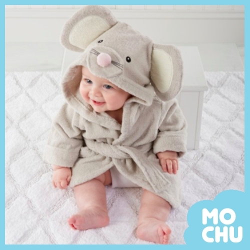 米老鼠洗香香寶寶浴袍