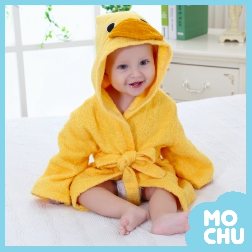 小鴨子洗香香寶寶浴袍