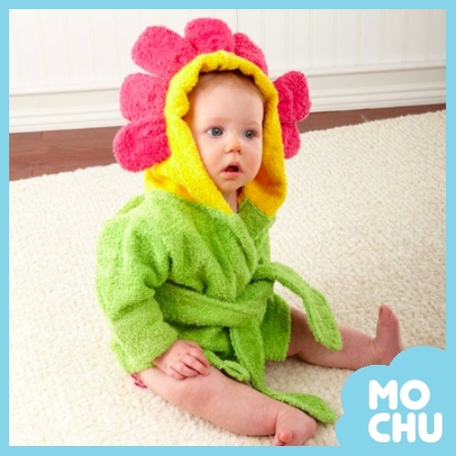 小阿花洗香香寶寶浴袍