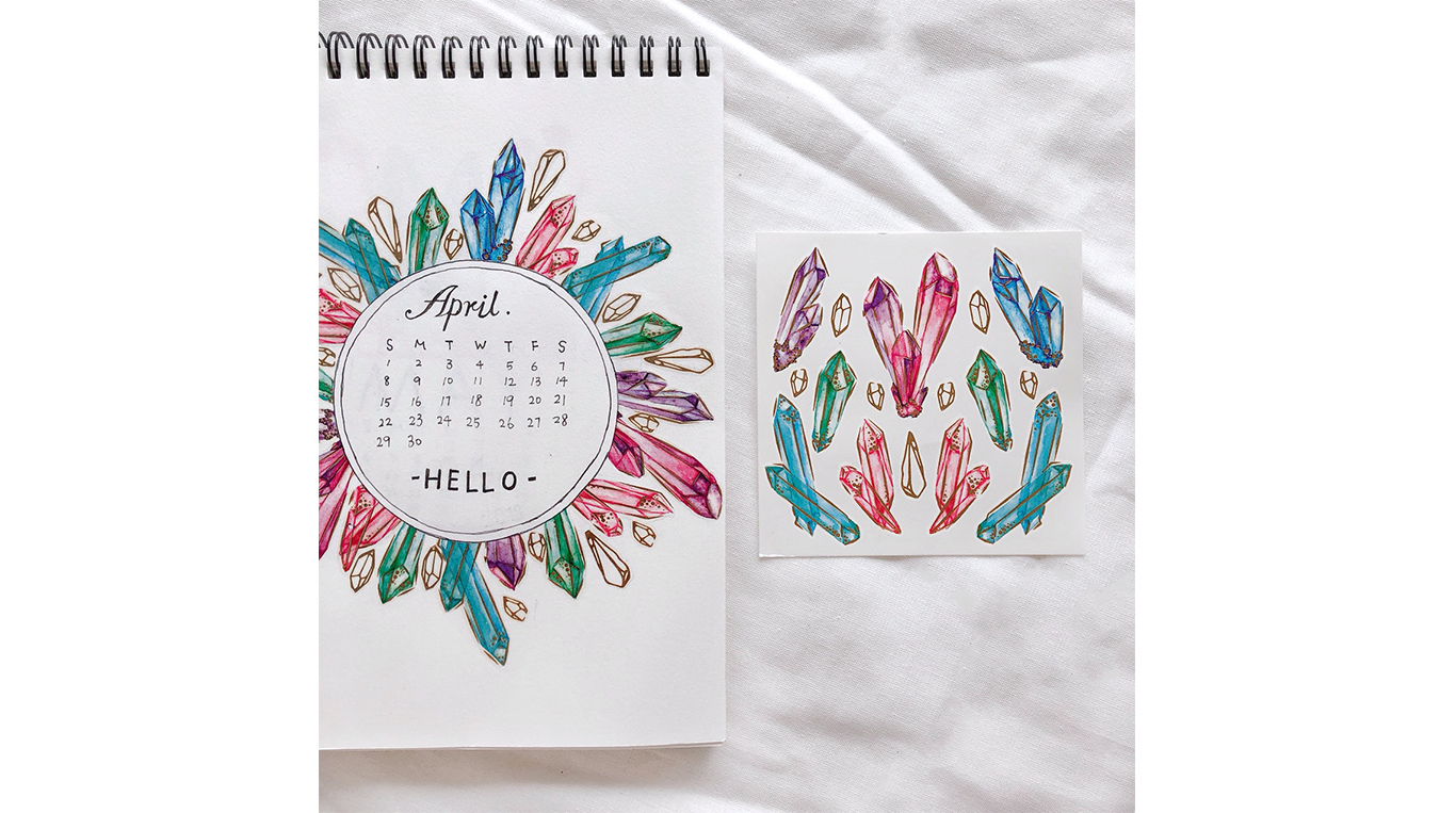 手帳,日記,tattoo,January,February,March,April,May,June,July,August,September,October,November,日曆,月份,文字,手寫,文青,卡片,禮物,交換禮物,生日,花