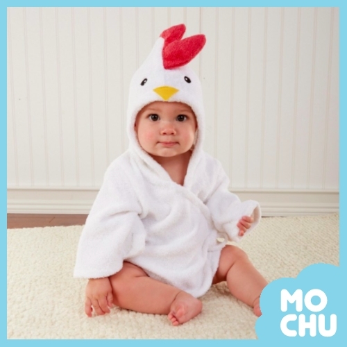 小公雞洗香香寶寶浴袍