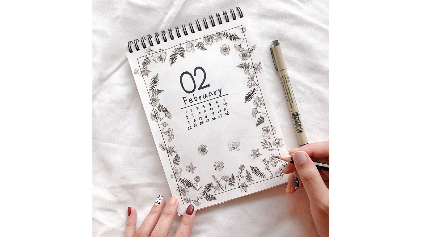 手帳,日記,tattoo,January,February,March,April,May,June,July,August,September,October,November,日曆,月份,文字,手寫,文青,卡片,禮物,交換禮物,生日,花