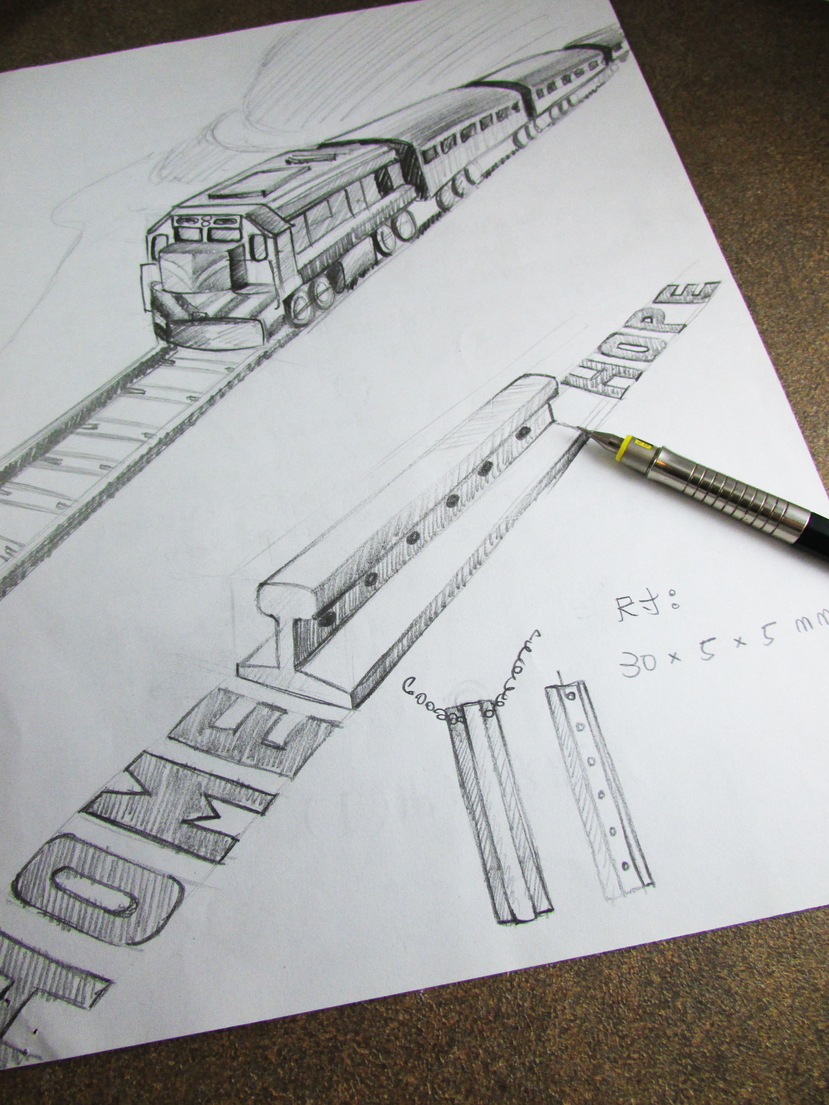 鐵軌飾品設計圖