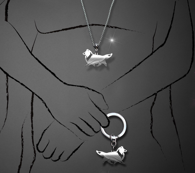 《限量》不鏽鋼鑰匙圈 鏤空造型狗牌