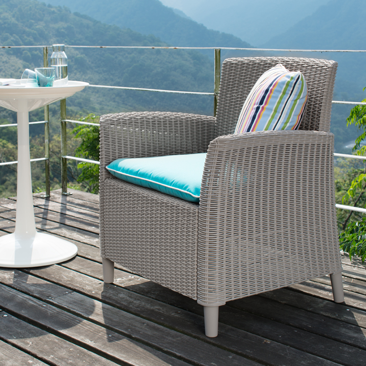 Gardenia 單人咖啡椅 (戶外坐墊)