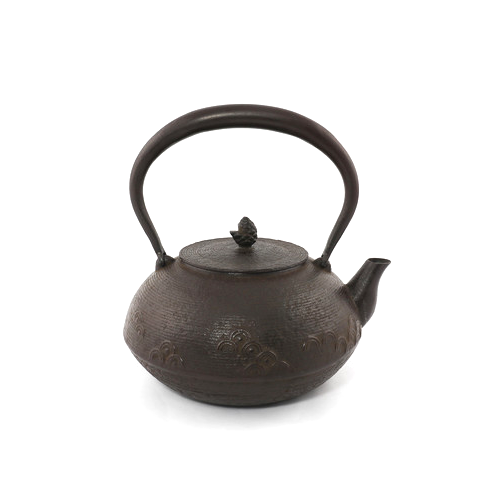 【佐藤勝久】平丸型 糸目波紋 鐵壺1.5L