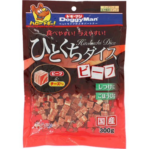 [$140/4]Doggy Man 牛肉小方塊 300g