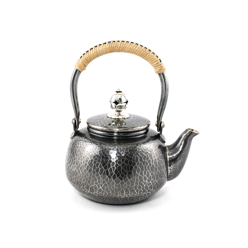 【松榮堂】福呂形 純銀壺0.25L