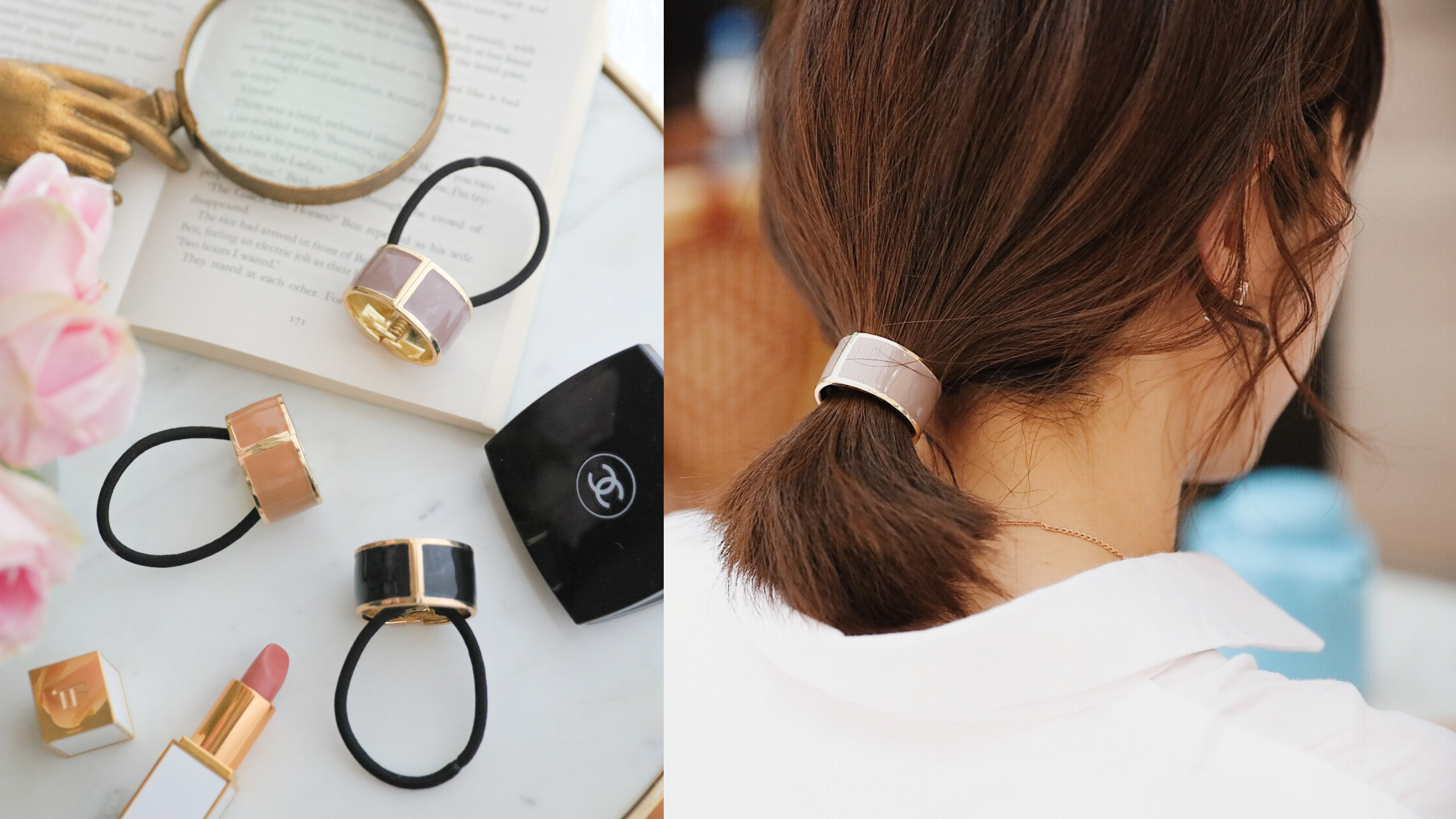 L. ERICKSON 金屬髮圈,馬尾神器