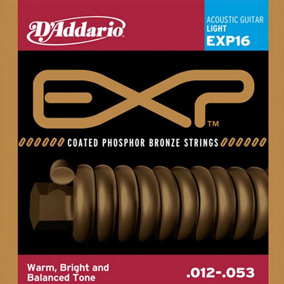 D'addario - EXP16 木吉他弦 012-.053 磷青銅 音質佳 各大吉他品牌指定出廠弦