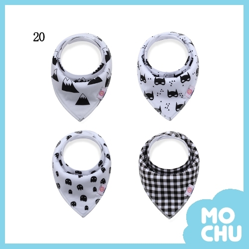 雅痞小紳士口水巾（一組四入）