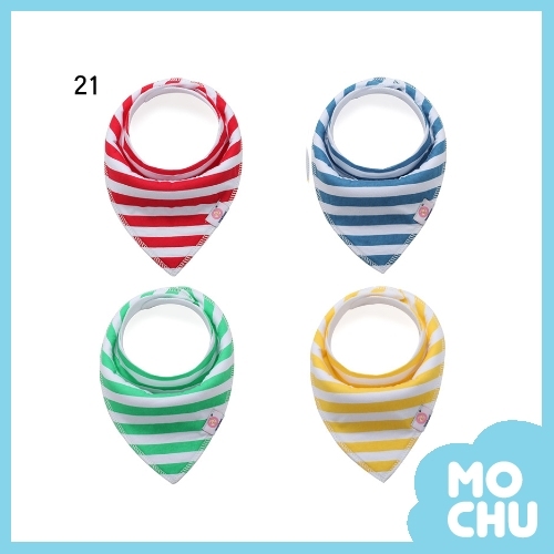 彩色園遊會口水巾（一組四入）