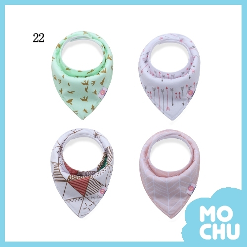 鄉村小黃鴿口水巾（一組四入）