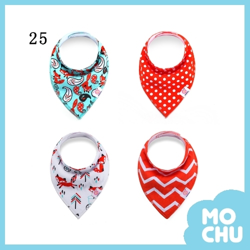 狐狸家族口水巾（一組四入）