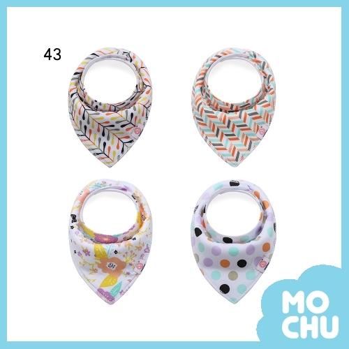 繽紛香香花園口水巾（一組四入）