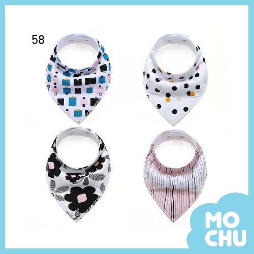 氣質悠悠口水巾（一組四入）