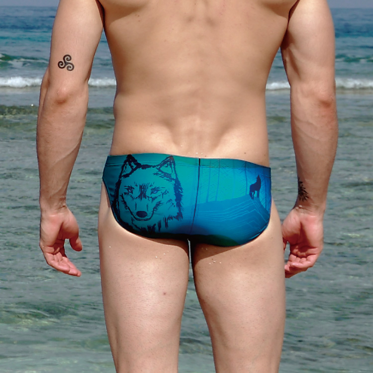 MAR-8116A 大男競賽型泳褲 - 野狼傳說