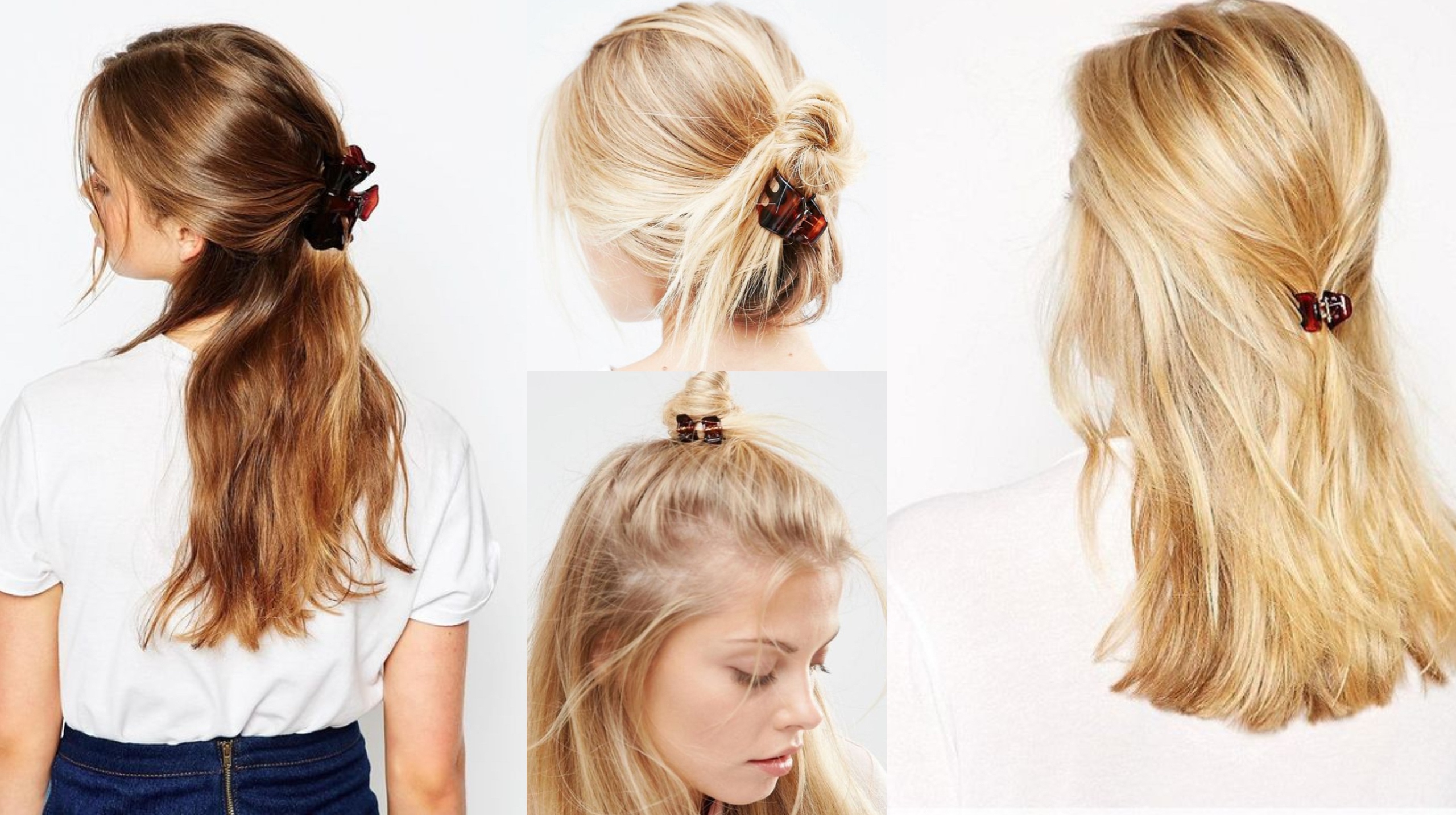 抓夾造型,丸子頭,包子頭