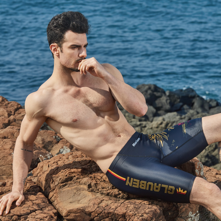 MAR-8125A 大男競賽型鯊魚褲 - 德國國旗